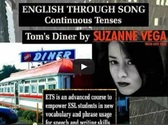 Song video with present progressive verbs